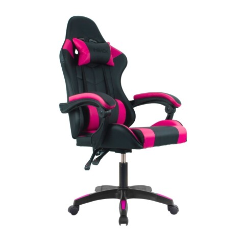 Silla Gamer Ergonomica Escritorio Reclinable Soporta 200kg Negro con Fucsia Silla Gamer Ergonomica Escritorio Reclinable Soporta 200kg Negro con Fucsia