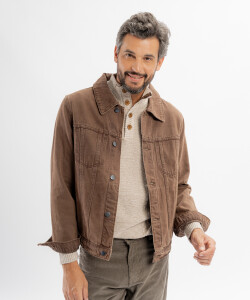Campera jean sobreteñida Campera jean sobreteñida