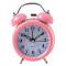 Reloj Despertador Clásico Mediano Rosa
