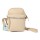 Bandolera Canva Hawaii con correa en nylon Beige
