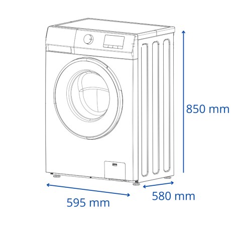 LAVARROPAS JAMES 10-KG BLANCO LR 1016 G4 BL