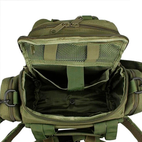 Mochila Riñonera Táctica Profesional Camping Pesca Verde