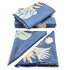 Juego Sabanas + Almohadas Alondra 2 Plazas Completo Diseños Variante Diseño Azul Oscuro