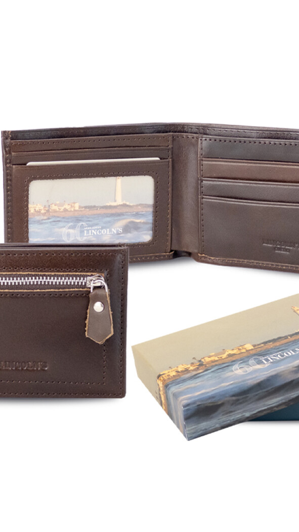 BILLETERA CUERO HÉRCULES MARRON