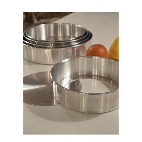 Tortera desmontable alta aluminio 24cm H8cm Tortera desmontable alta aluminio 24cm H8cm