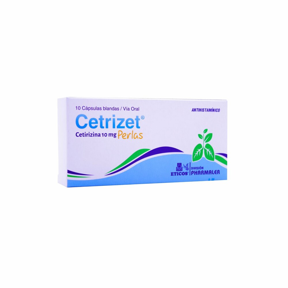 CETRIZET PERLAS CJ X 10 CAPS. BLANDAS única