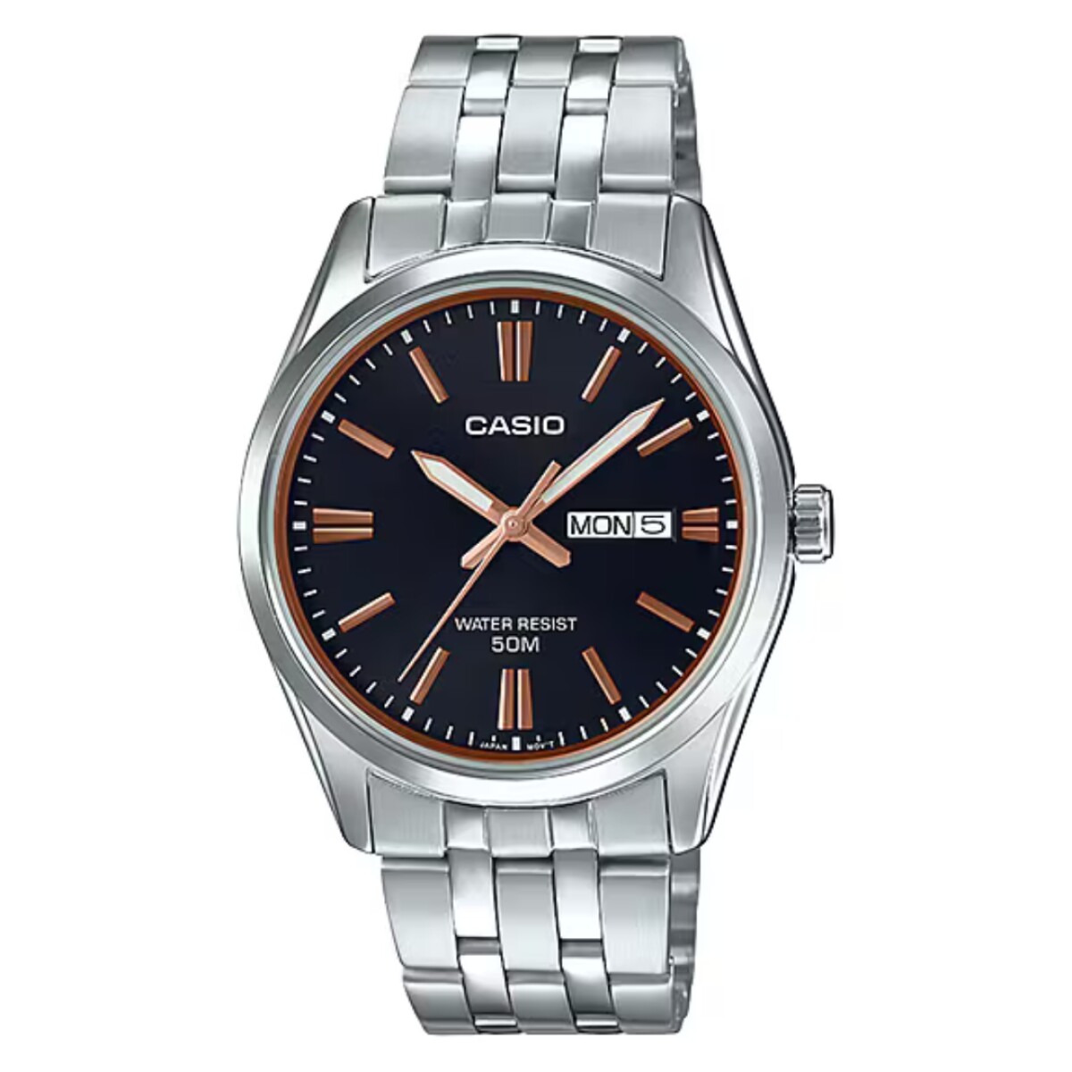 Reloj Casio MTP1335D 1A2VDF para hombre de acero - Negro 