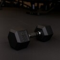 MANCUERNA HEXAGONAL ENGOMADA 8KG NEGRO