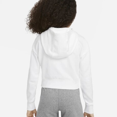 Buzo Nike Niño Nsw Air Ft Crop Hoodie White S/C