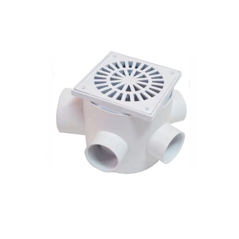 Pileta de piso c/rompe espuma 10x10x40/50 NICOLL Pileta De Piso C/rompe Espuma 10x10x40/50 Nicoll