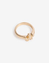 Anillos Chicos Metal Anillo De Metal Bañado En Oro - Dorado