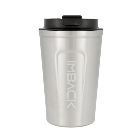 Vaso Termico Para Cafe 380 Ml Acero Inoxidable Imback Mug Bebidas Con Tapa Rosca Color Plateado Vaso Termico Para Cafe 380 Ml Acero Inoxidable Imback Mug Bebidas Con Tapa Rosca Color Plateado