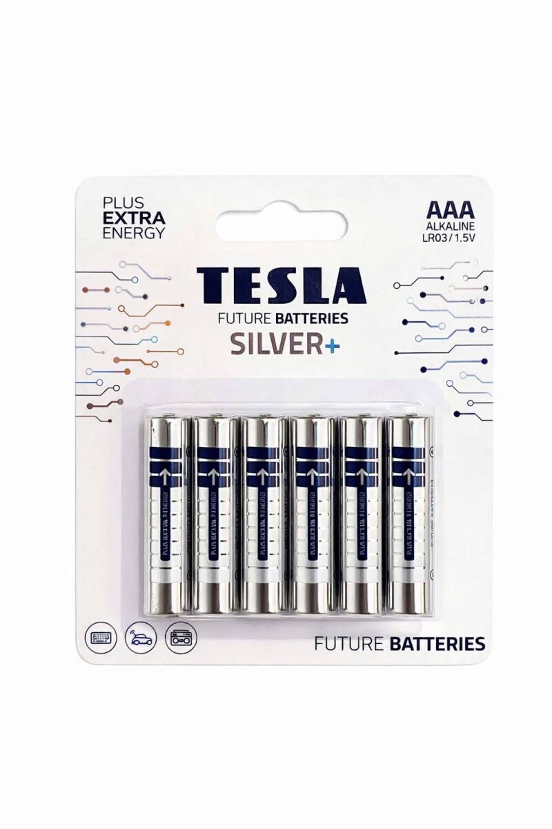 Tesla AAA Silver Blister 6u 