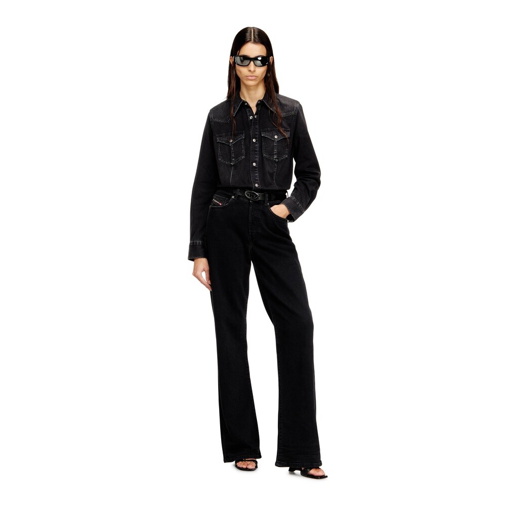Camisa Para Mujer De-Waves Shirt Negro