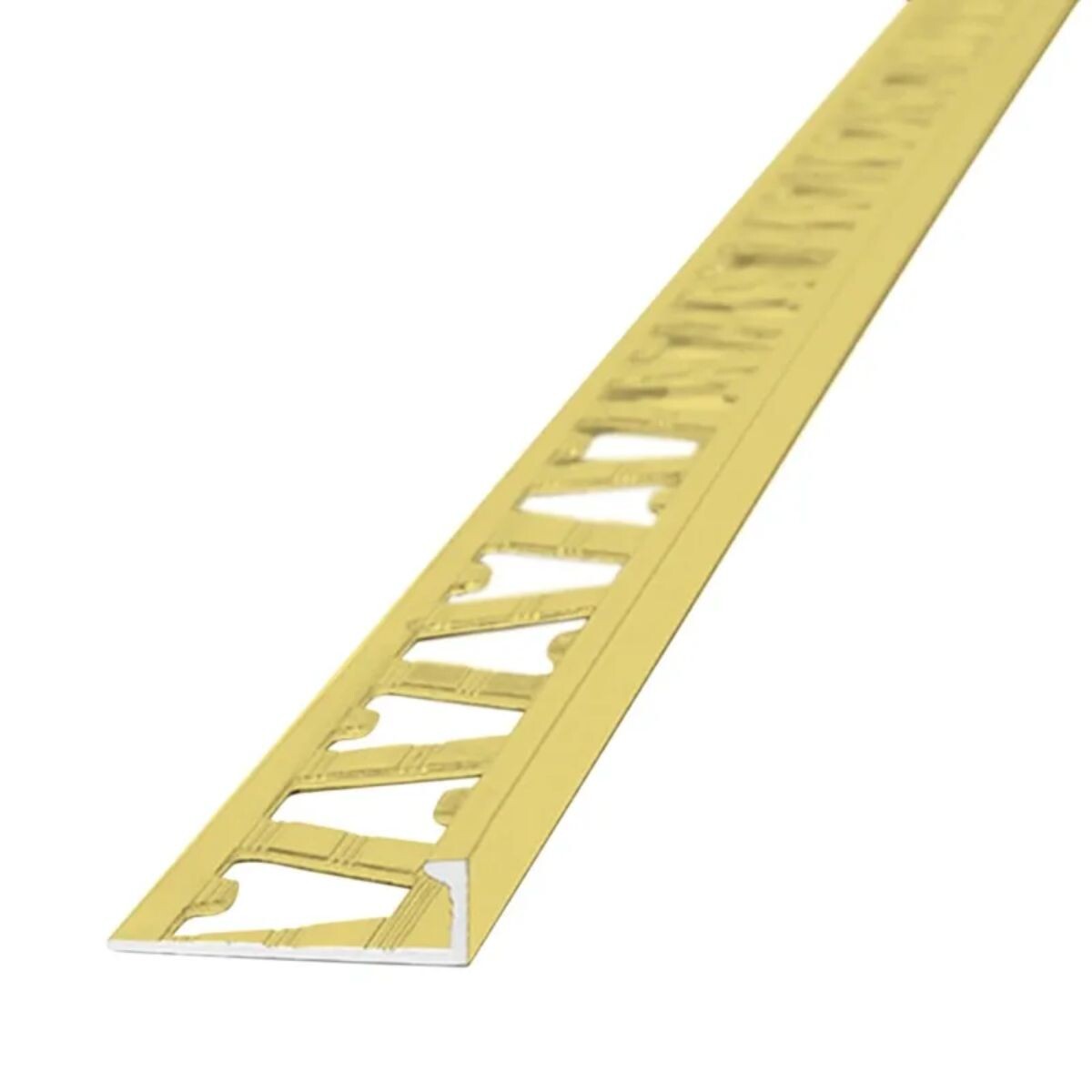 Varilla En L Aluminio Oro Brillo 10mm X 2,5m 
