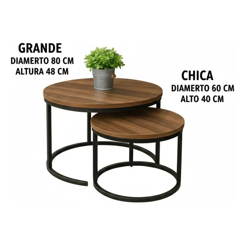 Mesa de Centro Nido Set x2 Mesa de Centro Nido Set x2