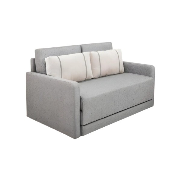 SOFA CAMA 146 MTS - PARRILLA EXTENSIBLE TELA GRIS - ALMOHADONES TELA CLARA SOFA CAMA 146 MTS - PARRILLA EXTENSIBLE TELA GRIS - ALMOHADONES TELA CLARA