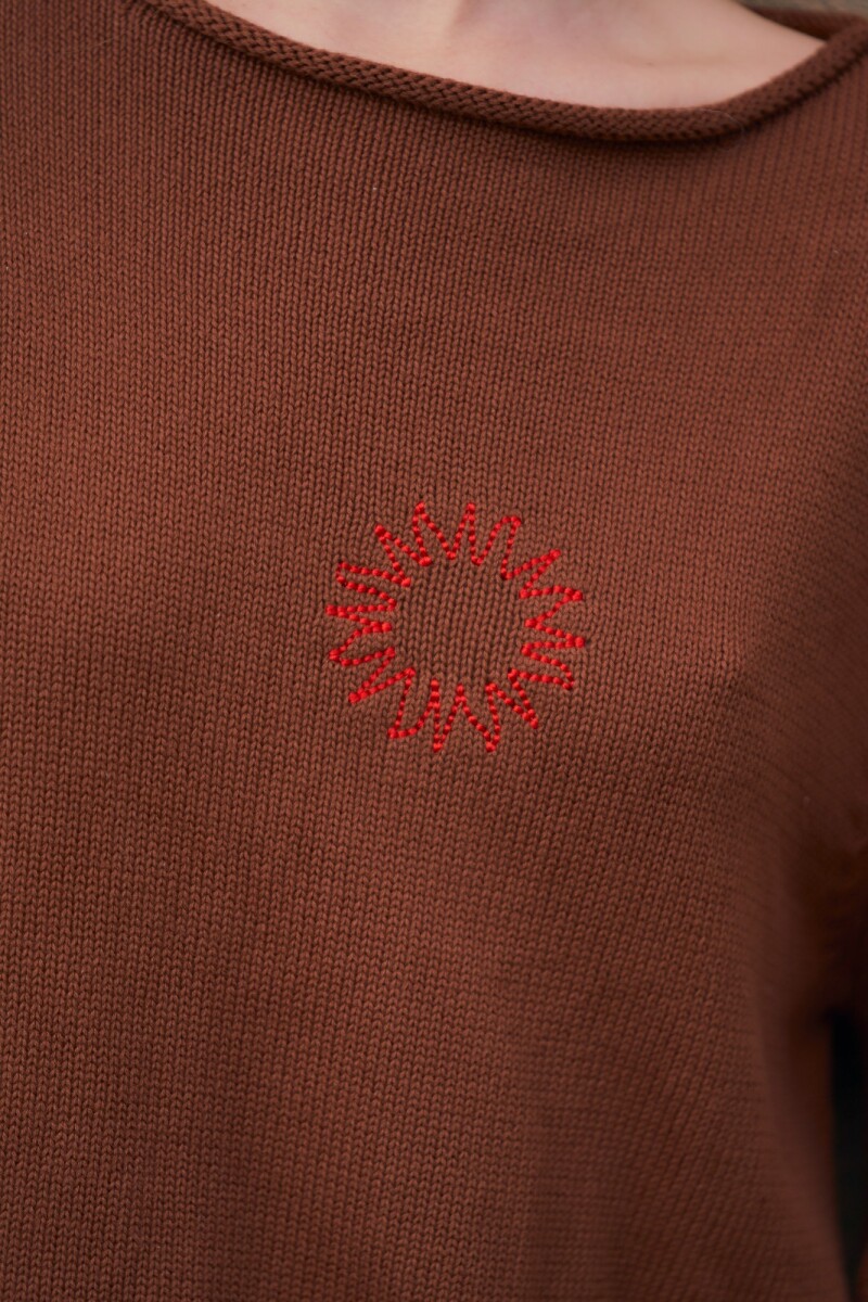 Sweater Sun Marrón