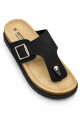 SANDALIA BETTINA SUPER OJOTA BT106 Negro