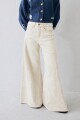 PANTALON WIDE XL CORDEROY Crudo