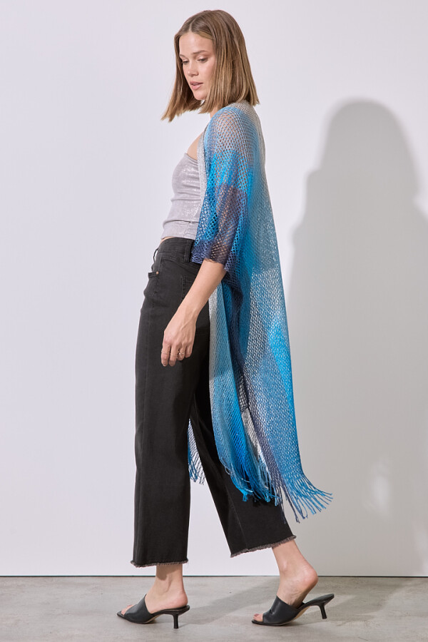 Kimono Shine MULTI/AZUL