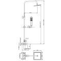 BARRAL CON DUCHA MONOCOMANDO LINEA TURIN Barral Con Ducha Monocomando Linea Turin