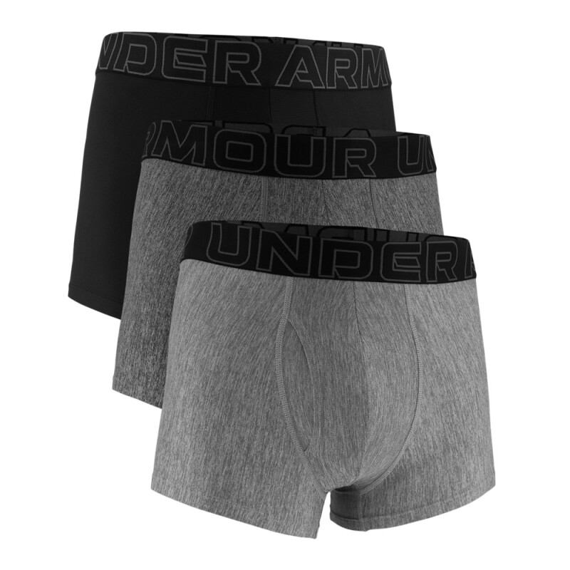 UA PERFORMANCE TECH MESH -SOLID 6 IN 3PK GRY-035