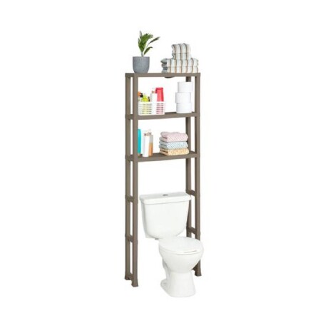 Estantería Organizadora para Baño sobre Inodoro Rimax 3 Estantes Mocca