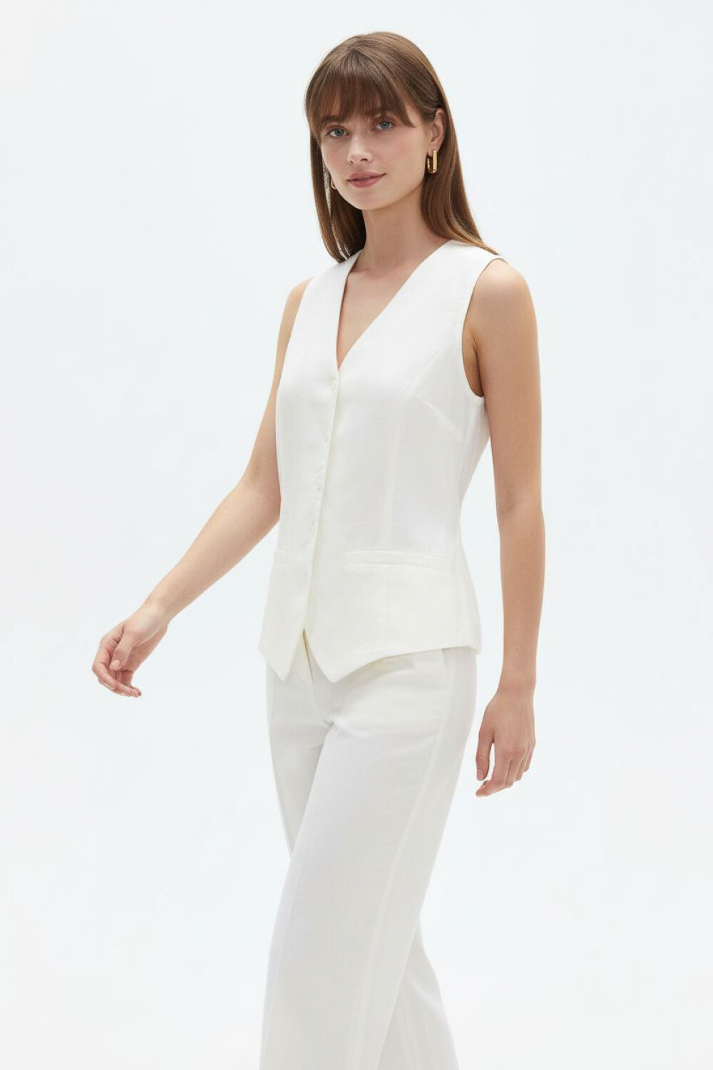 Chaleco Fiorenza Blanco