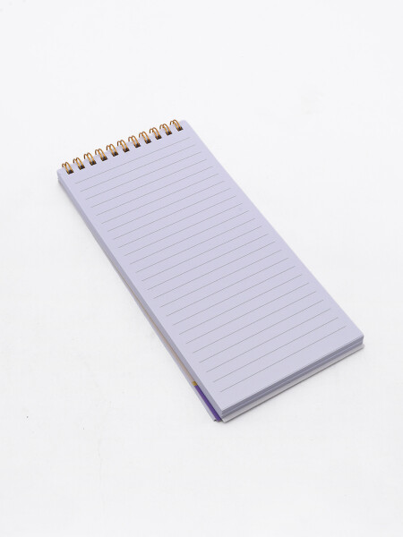 LIBRETA DE NOTAS LILA