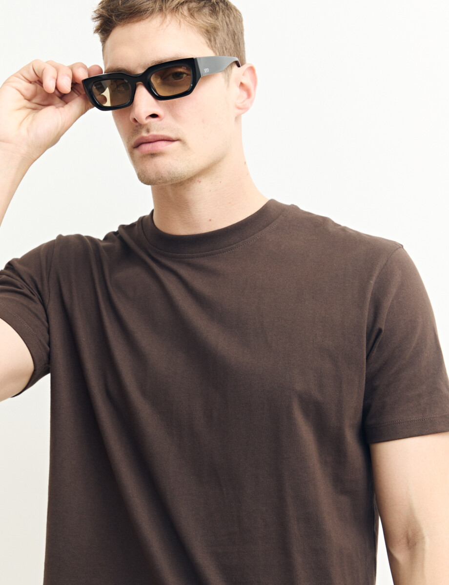 520306 T-SHIRT HARRY Chocolate