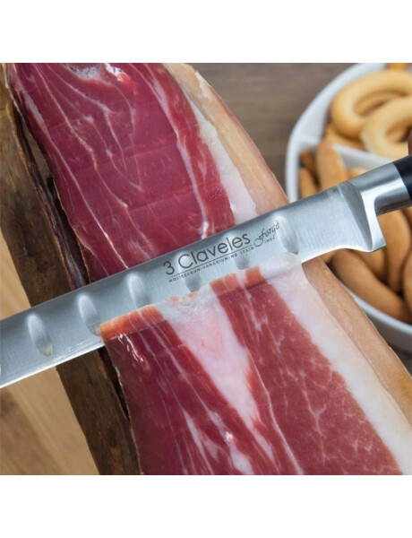 CUCHILLO JAMONERO ALVEOLADO UNIBLOCK 24 cm - 9,5" CUCHILLO JAMONERO ALVEOLADO UNIBLOCK 24 cm - 9,5"