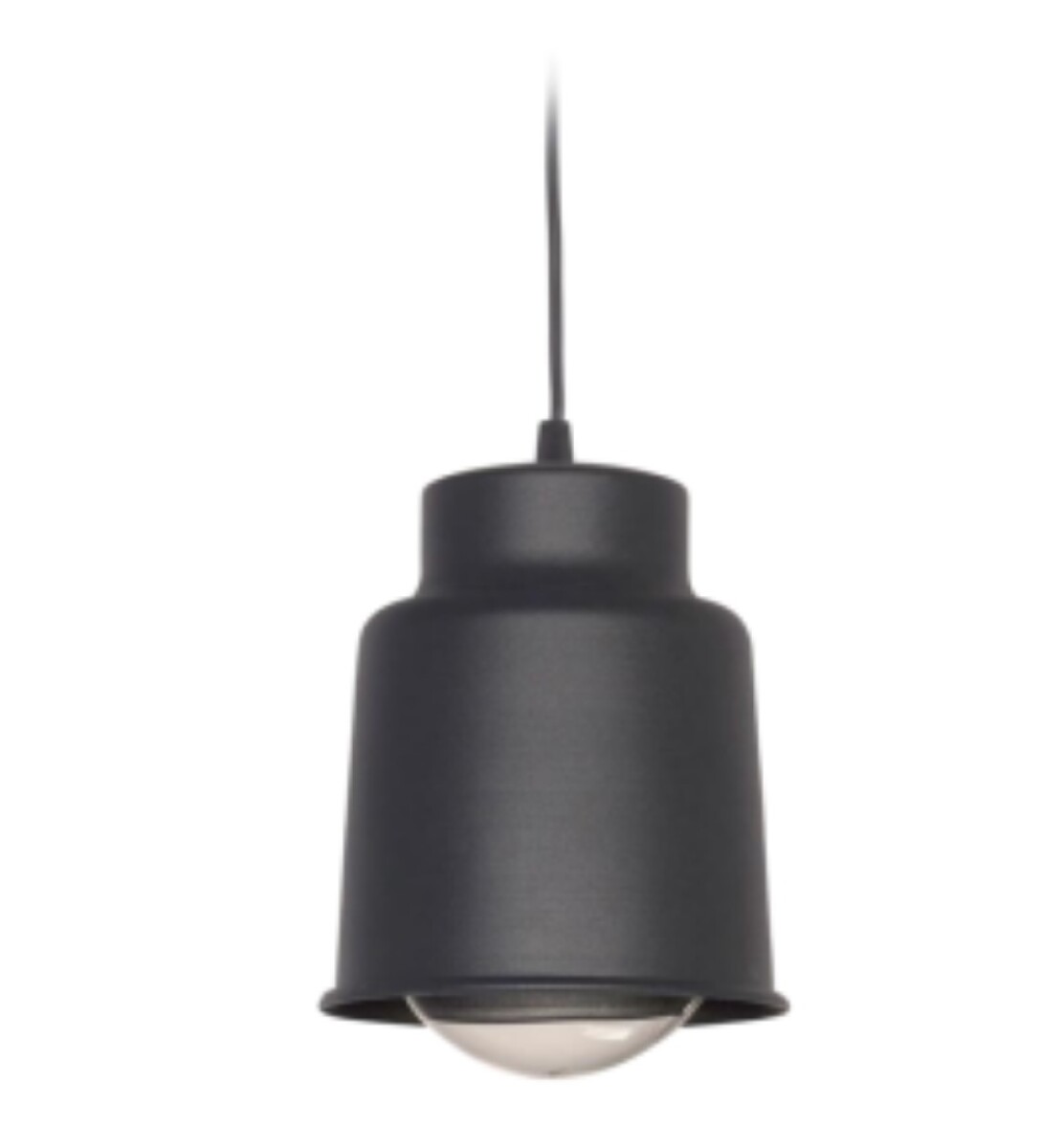 COLGANTE 1L TRELEW NEGRO CHAPA E27 D35CM 