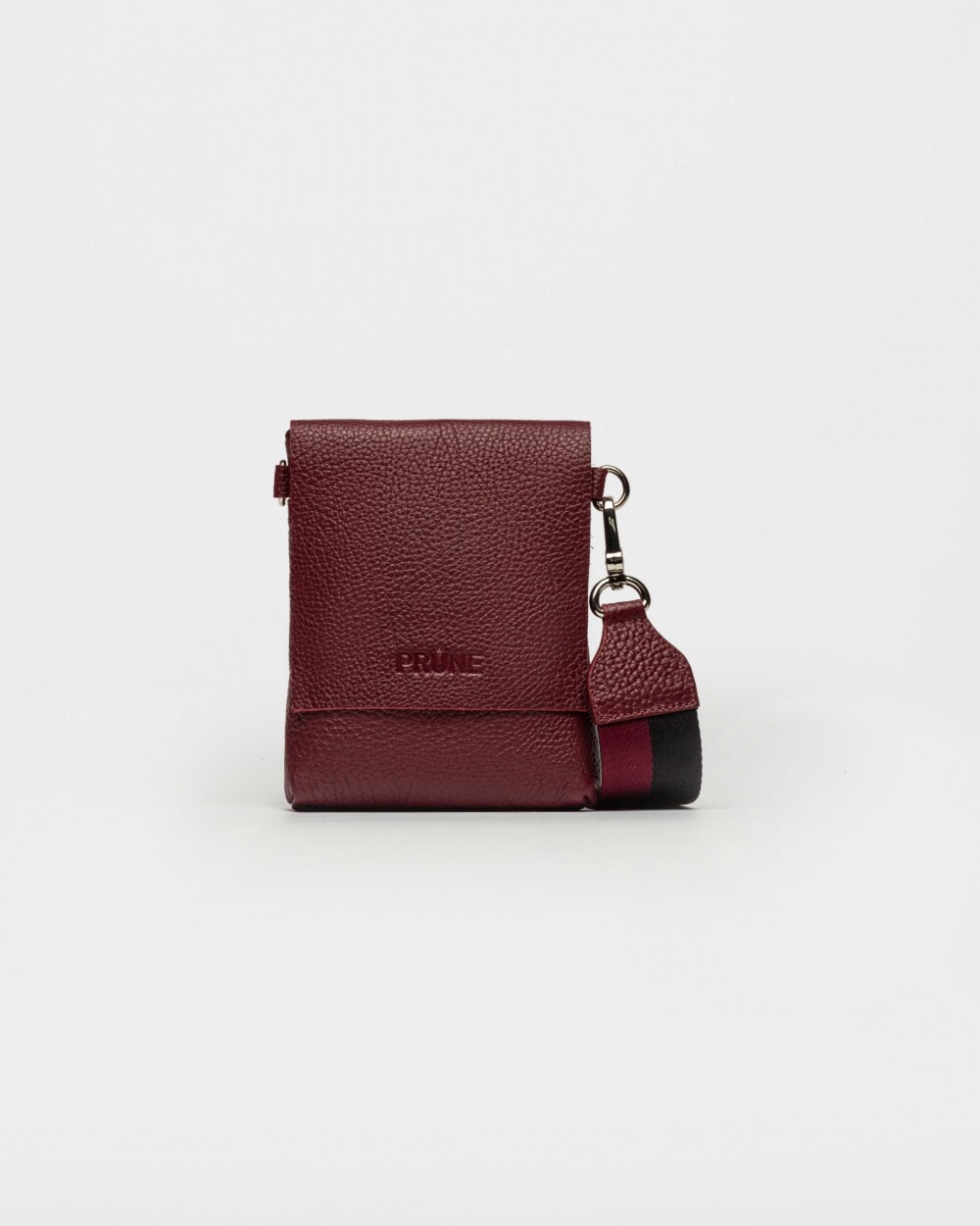 Mini Bag Olivia En Cuero Graneado Bordeaux