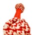 Juguete Perro Masticable Cuerda Soga Nudos Dental 22Cm Variante Color Rojo