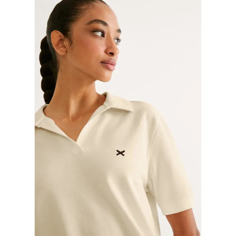 CAMISA POLO MM FEM AMARELO CLARO