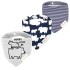 Set baberos bandana x3 osos azul marino