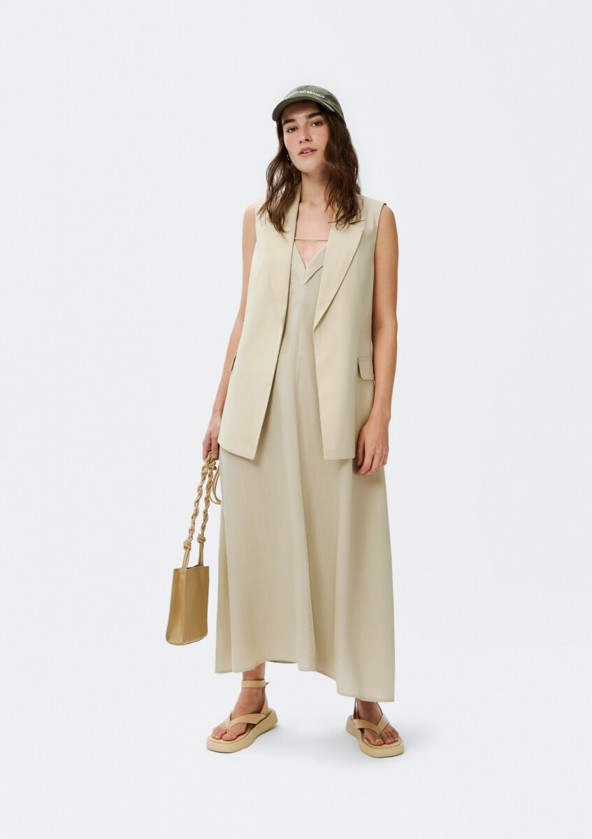 VESTIDO FEM - CENIZA 