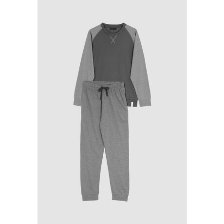 Pijama hombre athletic Gris melange