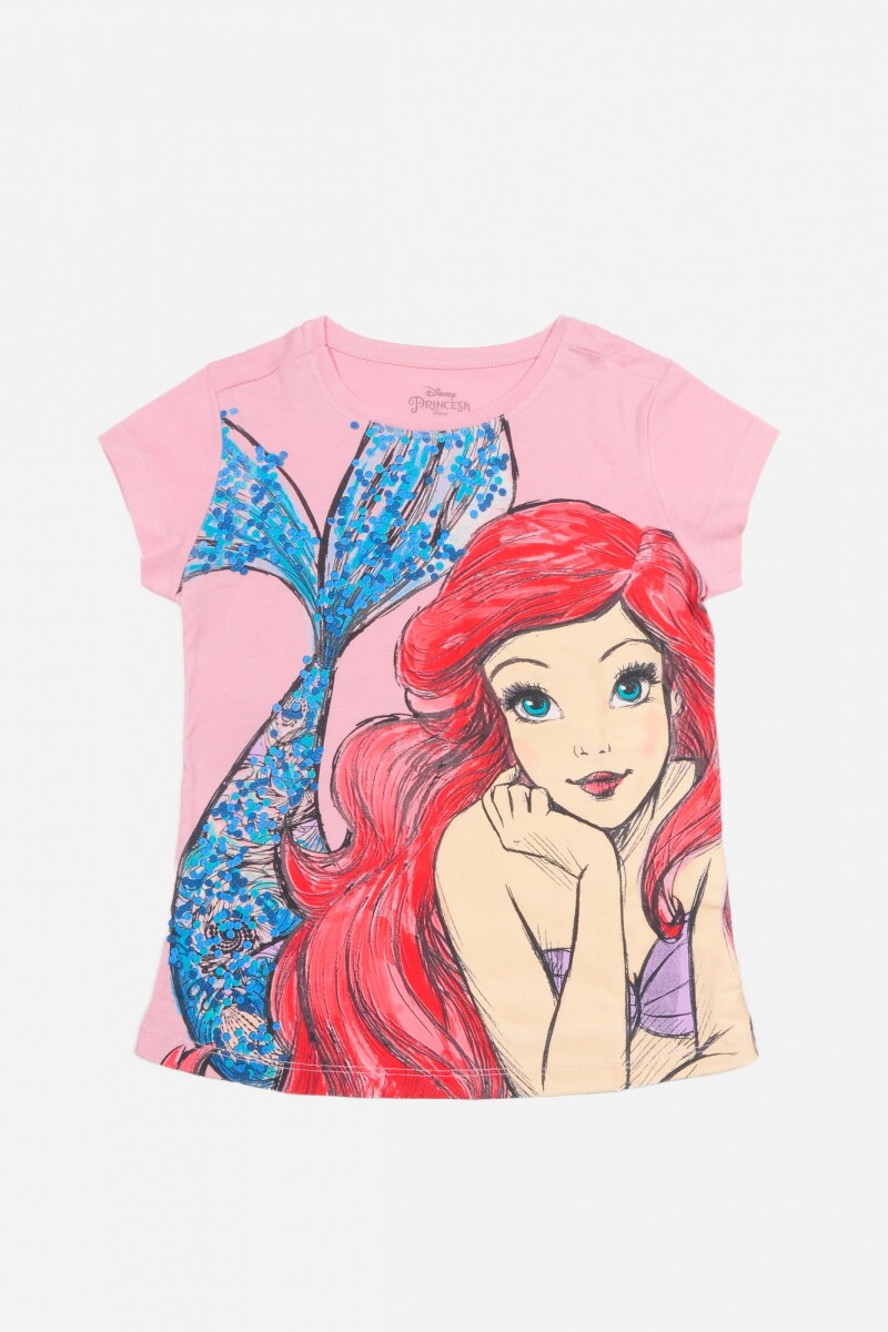 Camiseta niña Princesas Disney ROSA