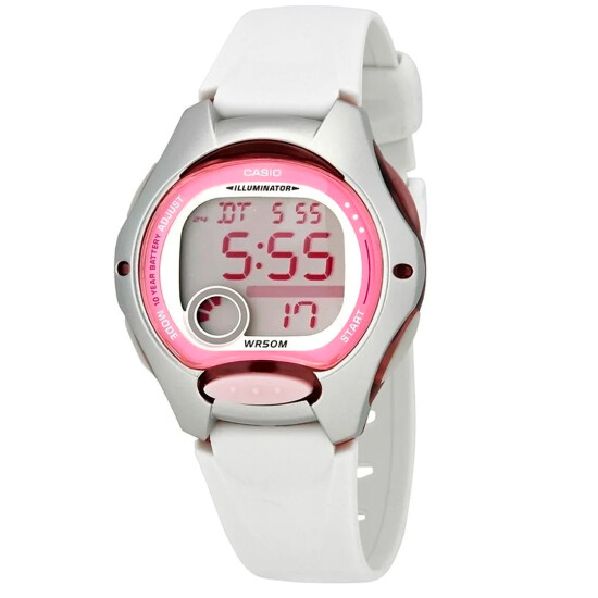 Reloj CASIO LW200-7AVDF Silicona Blanco Esfera 34mm 0