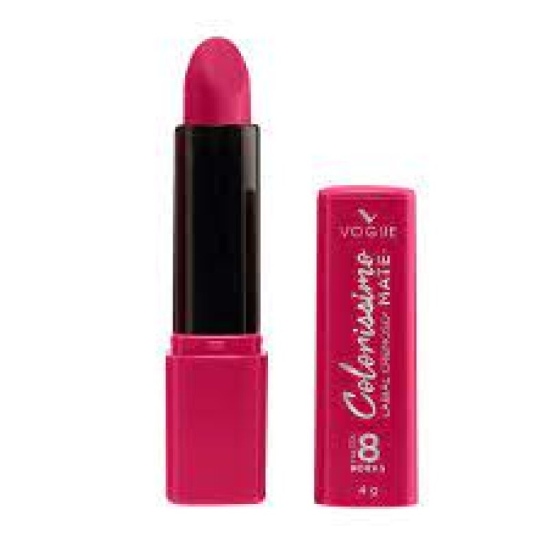 Labial Cremoso Vogue Colorissimo Fresa Chic 4 GR Labial Cremoso Vogue Colorissimo Fresa Chic 4 GR