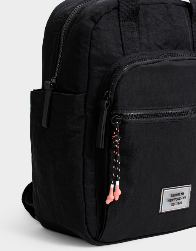 Mochilas Urbanas Deportivo Mochila Colorblock - Negro