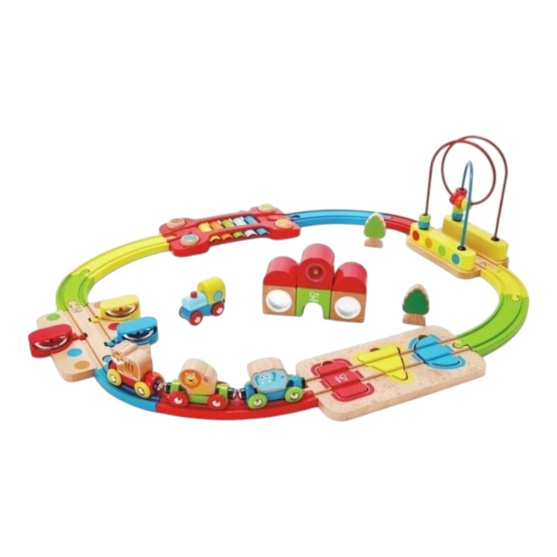 Pista de Tren Rainbow Jungle Hape Pista de Tren Rainbow Jungle Hape
