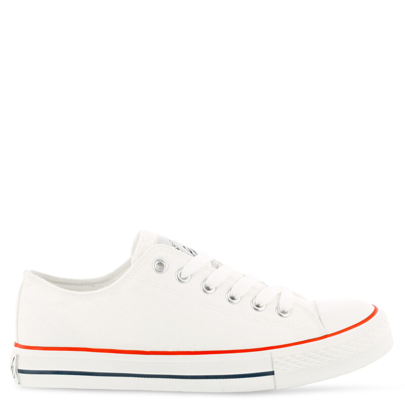 Championes Unisex Push MIKOS canvas Blanco