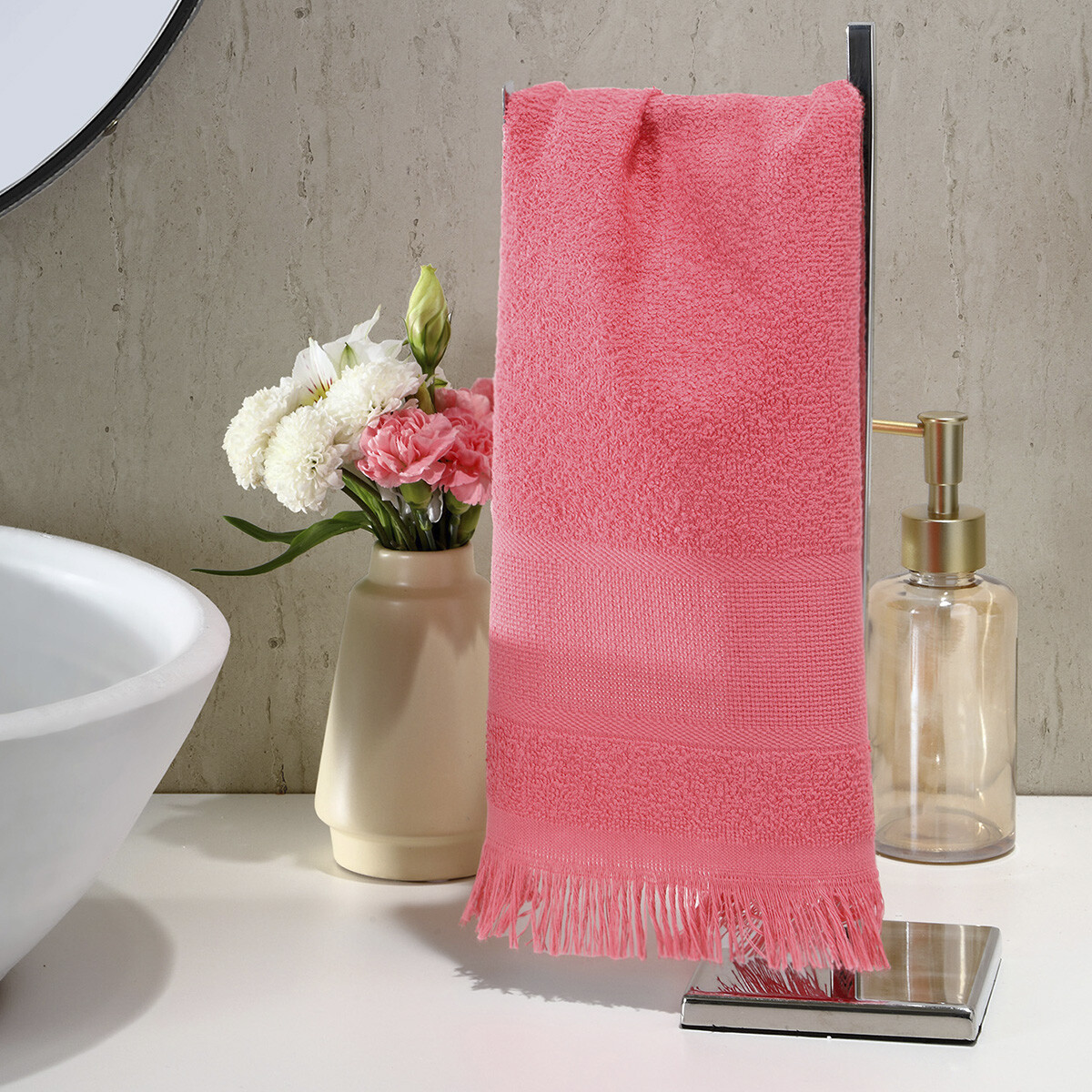 Toalla Social Dohler Capri 25 x 36 cm 100% Algodón - CORAL 