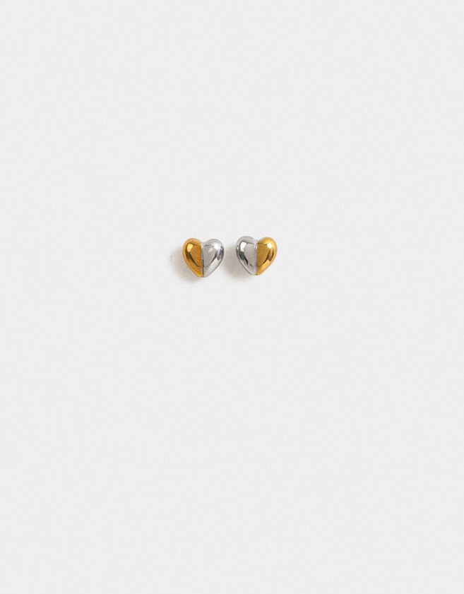 Aros Pasantes Premium Gold Aros Pasante De Acero Quirúrgico - Combinacion Bicolor