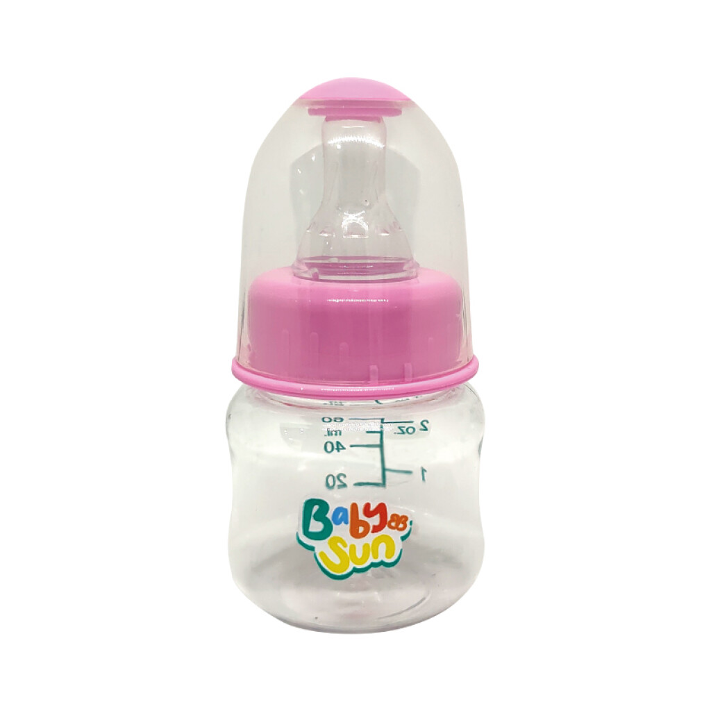 Babysun Mamadera Rosa cod:8828 x 60 Ml