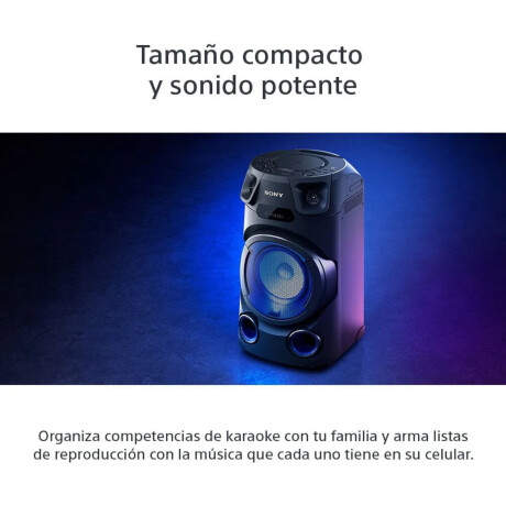 Parlante Sony Mhc-V13 Portátil Bluetooth Luces Led 001