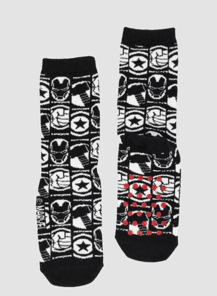 Medias individuales algodón infantil media caña con abs avengers Variante 26